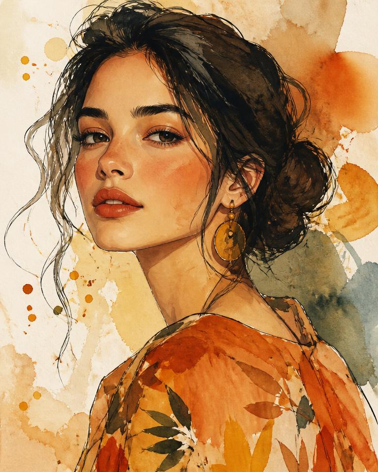 Illustrated painterly look generated with xPic